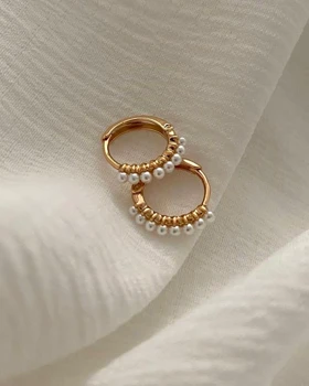 گوشواره مینیاتوری مرواریدی ژوپینگ