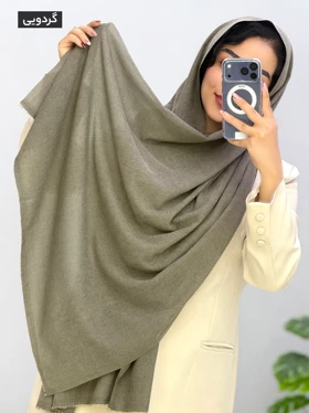 شال مخمل کبریتی تیکا کد 1206115 (گردویی)