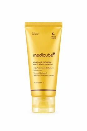 ماسک شب روشن‌کننده مدیکیوب مدل (Kojic Acid Turmeric)
