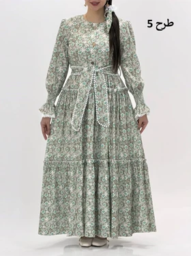 3881-پیراهن ماکسی پری دخت