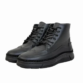 نیمبوت اسپرت چرم مردانه بغل زیپ ضدآب مدل NANO کد 51365