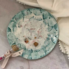 پیش‌دستی سرامیکی برگ