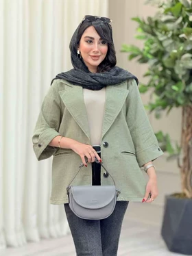 مانتو دو دکمه پریسا