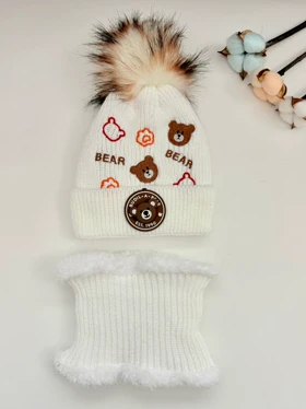 کلاه و شالگردن بچگانه دخترانه و پسرانه کپی