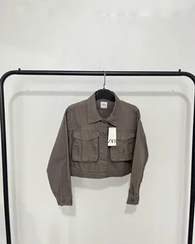 کت کتان وارداتی زارا ZARA ترک قد 45 رنگبندی