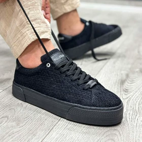 کفش مردانه مدل پول اند بیر pull&bear رنگ مشکی