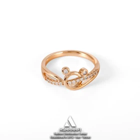 انگشتر زنانه رزگلد Women Diamond Ring RG01