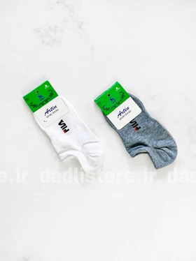 جوراب مچی نخ پنبه ساده اسپورت Fila