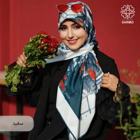 روسری ابریشم کجراه بام خیال