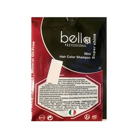 شامپو رنگ مو ساشه ایی BELLA رنگ یاقوتی شماره 1021 30 میل