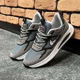 کفش و کتانی مردانه مدل نایک NIKE رنگ طوسی
