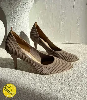 کفش پاشنه‌دار بافتی ترک