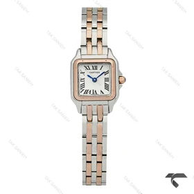 ساعت کارتیر پنته مینی زنانه دورنگ رزگلد Cartier-10629-L