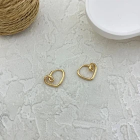 گوشواره زنانه طرح قلب ژوپینگ، ظرافت در اوج سادگی Xuping