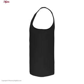 زیرپوش رکابی مردانه برهان تن پوش مشکی کد 1003 بسته 12 عددی