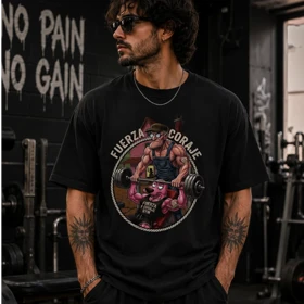 تیشرت طرح بدنساز GYM