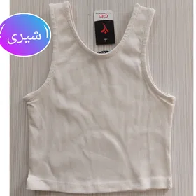 کراپ زنانه تاپ کبریتی