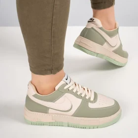 کفش و کتانی زنانه مدل نایک ایرفورس NIKE_AIR FORCE رنگ سبز