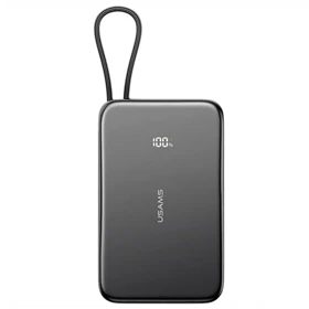 پاور بانک 5000 فوق باریک با کابل Type-C یوسامز USAMS US-CD227 با اتصال مگنتی