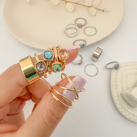 انگشترپکی رینگ و نگین ring pack