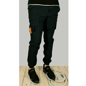 شلوار اسلش شش جیب مردانه OFF-WHITE مشکی