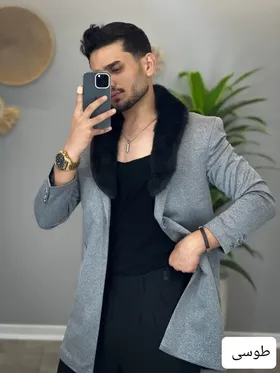 پالتو فوتر نگینی _ کد 2028