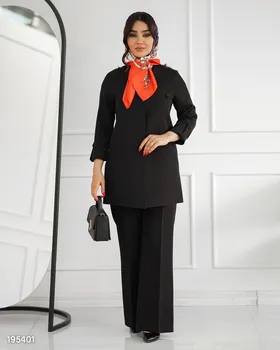 مانتو و شلوار مدل گل آرا کد 1954