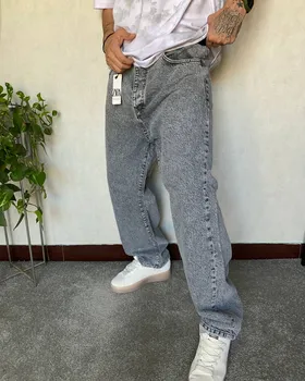 شلوار جین بگ ZARA طوسی