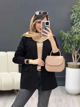 مانتو چهاردکمه دو جیب لادن
