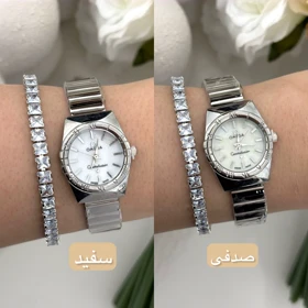 ساعت امگا رومی زنانه سیلور