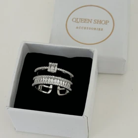 انگشتر زنانه نگینی کد 893