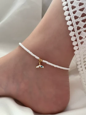 پابند مهره ای با آویز دم وال ysx