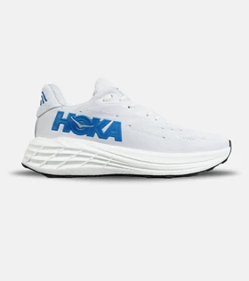 کفش کتانی سفید آبی HOKA