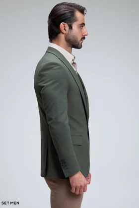 کت تک مردانه یقه بلیزر