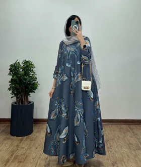 پیراهن بلند سوپر کلوش ایتالیا(ایراد دار)
