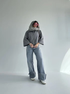 شومیز نیم‌تنه 2 بند 220504