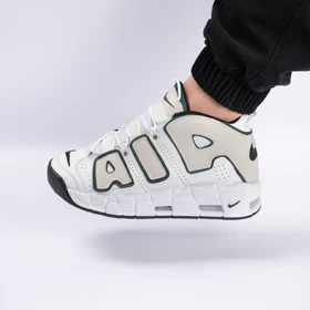 کفش و کتانی مردانه مدل ایر آپتمپو Nike air more Uptempo رنگ سفید کرم