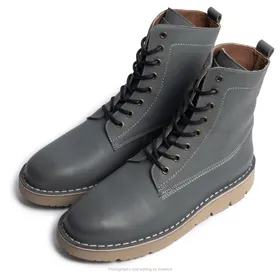 بوت پارتیزان گازولین طوسی شبرو - GAAZOLIN Partisan Boots Under Cover W