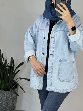 کت جین پاییزه آلیس 2(ایراد دار)