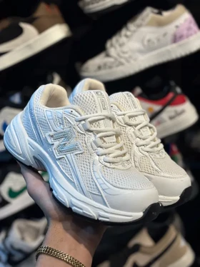 کتانی زنانه نیوبالانس 740 سفید نقره ای