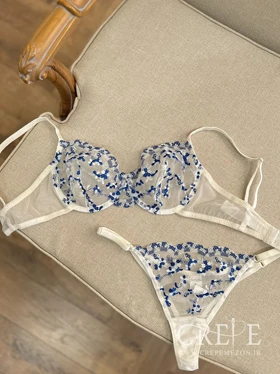 ست توری گل‌دار برتا