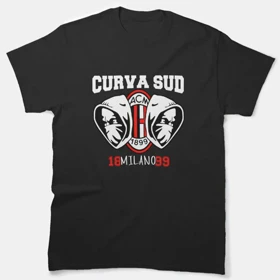 تیشرت لانگ ورزشی آ.ث میلان تیشرت لانگ Ac milan طرح Curva Sud