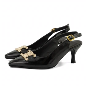 کفش مجلسی زنانه پاشنه‌دار 5 سانت مدل 400951 _ sandal valentino
