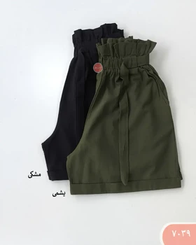 شلوارک لینن 7039