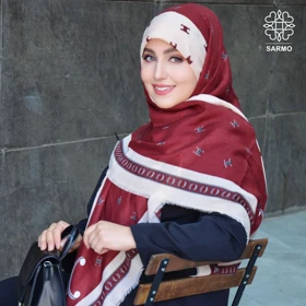 روسری نخ پنبه هرمس