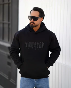 هودی مردانه دورس سه‌نخ طرح Trapster London