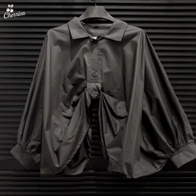 شومیز میومیو مشکی وارداتی کد 23