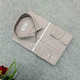 پیراهن طرحدار مردانه قواره ازاد ( قواره کلاسیک ) _ استین بلند