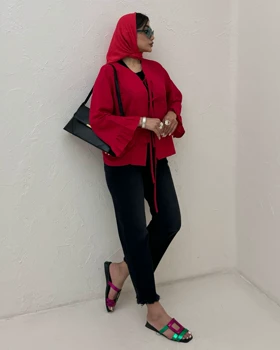 مانتو چین‌دار عروسکی پفکی