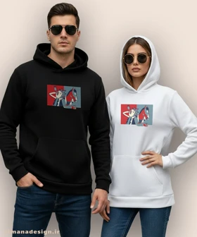 هودی مردانه و زنانه طرح ریک اند مورتی کد 887